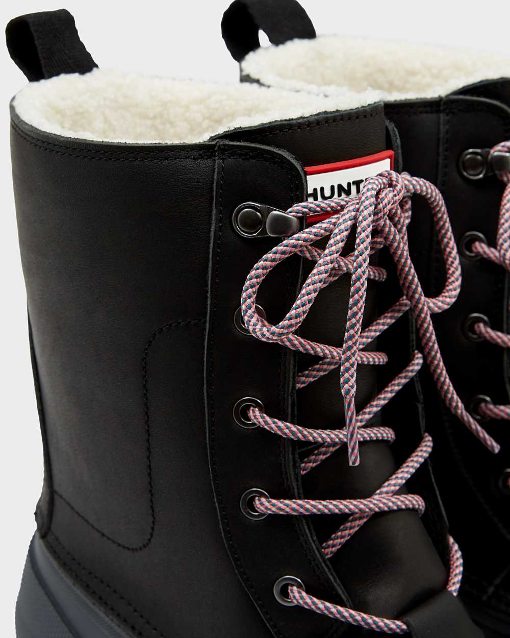 Hunter Original Insulated Pac Men's Winter Boots NZ-43298H Black/Grey